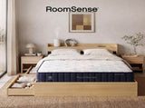 RoomSense Queen Firm Mattress 26cm Bundle with Storage Bed Frame XFKF-1772-Q-AURA-ABC