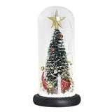 Christmas Tree in Glass Dome LED Glass Cover Ornaments Cedar Window Shooting Props Gifts for V1294-YM0523-10319222