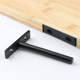 4/6/8pcs Heavy Duty Concealed Shelf Brackets Concealed Floating Shelf Supports set for Wall Mounted V1370-AZ4-12838
