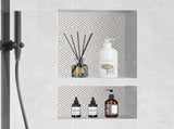 Shower Niche Ready for Tile 40.64 x 60.96 cm, 16 x 24 inch Double Shelf Organizer, Square Corners V952-SLLYBK2C17YCR2AE8V0