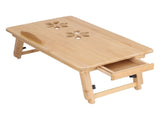 Multi Function Folding Bamboo Laptop Table Adjustable Laptop Holder Study Desk for Home V1294-YM0901-3116210059311