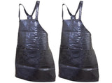 2x Pierre Cardin Professional Leather Apron Butcher Woodwork Barber Chef - Black V563-PC3433-BLACK_2X