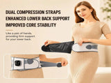 Smart Heated Massage Waist Belt Dual Motor 9-Level Vibration 5-Level Heat Therapy, Detachable V1232-AMQ-YB-001