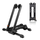 Bike Stand Foldable Portable- Rockbros Aluminum Alloy Light Weight 1.6gk Garage House Shed Bike V382-RBBIKESTANDFOLD