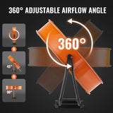 Drum Fan 24 Inch High Velocity Industrial Use 3-Speed 8600CFM for Warehouse V952-GYLSFS24YCACTZXEZV3