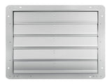 Shutter Exhaust Fan, 610 mm High-speed 1400RPM 2892 CFM, Aluminum Wall Mount Attic Fan with V952-BYCSPQSDJAC2421TSV3