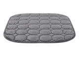 Giselle Weighted Lap Blanket 3.2KG Grey Crystal Velvet Quilted Glass Bead Fill for Sofa Office WBLANKET-LAP-32KG-GY