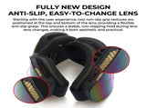 Magnetic Cylindrical Ski Goggles with UV400 Anti-Fog Dual-Lens, Impact-Resistant TPU Frame, V1341-ZY-42KYQZH6-GREEN