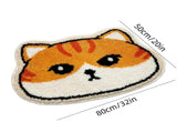 Shark Shaped Area Rug, Super Absorbent Non Slip Floor Mat For Bathroom Bedroom, Soft Plush Home V1192-AZ-W-24398