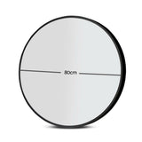 Embellir 2 Wall Mirror Makeup 80cm Home Decor Framed Mirrors Bathroom Round Black MM-E-WALL-ROU-BK-80-X2