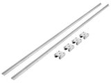 Linear Guide Rail Set, SBR20 1800mm, 2 PCS 70.9 in/1800 mm SBR20 Guide Rails and 4 PCS SBR20UU Slide V952-ZXDGSBR20MM182EHIV0