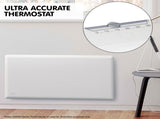Nobo 2400W NTL4S24-FS40 Electric Panel Heater Thermostat & Castors