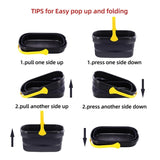 10L Washing/Storage Bucket Folding Portable Mop/Food/Drink Home/Outdoor Camping V201-W12575658