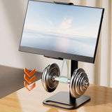 Heavy Duty Portable Monitor Stand Mount For Devices 360&degRotation Adjustment Height Aluminum V1192-AZ-W-23655