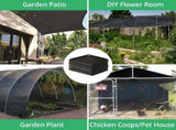 Garden 90% Mesh Cloth, 10 x 20FT Sun Net,Resistant Mesh Sun Reinforced Grommets V1259-DP01-A-3442