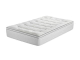 Giselle Bedding King Single Mattress Topper 5cm Coral Fleece TOPPER-FLEECE-5-KS