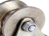 2pcs 2" V Type Wheel Track Rail W/ Bracket Sliding Gate Roller Steel V1294-YM0722-JYA03049