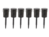 6 Sets LED Solar Garden Lamp Waterproof Light for Landscape Star Moon Ground Plug Lamp for Outdoor V1294-YM0703-3119230048311