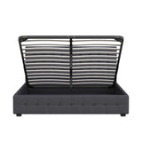 Milano Decor Eden Gas Lift Bed - Dark Grey - King ABM-10001888