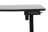140 x 70cm Electric Standing Desk Height Adjustable Motorised Electric Sit Stand in Black V563-68416