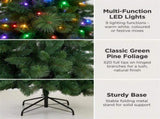 Christabelle 1.8m 6ft Pre-Lit Green Artificial Christmas Tree Dorset Pine 160 Multi-Function LE 112_WFLD6