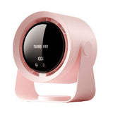 Digital Display Desk Fan Air Circulator Quiet Fan 100 Speeds Adjustable Table Fan for Camping Office V1263-JX-7211-2