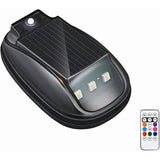 Solar Powered Cab Lights, Solar Wireless No Drill Truck Cab Roof Lights With Vibration Sensor V1369-AZ3-W-09717