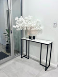 Interior Ave - Stone Marble Console - Marble & Black V355-JJ-XZ181