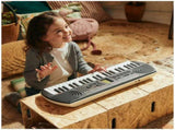 Black 44 Key Portable Mini Keyboard with 100 Tones, 50 Rhythms, and Headphone Output V178-69024