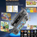 10000 Games R36H Portable Video Game Consoles Retro Handheld Game Console Black V201-R36H0064BL8AU