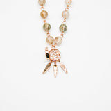 Gift Box - Rose Rose Gold Aroma Necklace Purify Oil Blend V760-GBAJ - 25