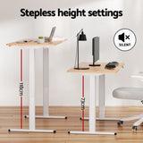 120CM Artiss Electric Standing Desk Sit Stand Desks Home Office Computer Desk HASD-ET157-WHNT