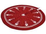 Christmas Tree Skirt Soft Reusable Christmas Tree Carpet Mat Christmas Tree Bottom Decoration V1294-YM0523-3115210223711