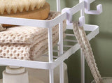 Over Toilet Shelf Bathroom Organizer Thickening Iron Toilet Storage Rack with Wall Mounting Design V1192-AZ-W-11130