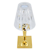 LED Crystal Table Lamp Dimable Desk Lamp USB Charging for Bedroom Decor Warm White Light V1294-YM0901-3119210121311