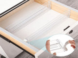 6 Pack Drawer Dividers, Adjustable Drawer Organiser Divider, for Kitchen Bedroom V1369-AZ3-W-12986