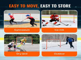 Street Hockey Net, Indoor Outdoor Steel Hockey Goal, Official Regulation Pro Hockey Training Goal V952-QGQQM7248YCGPVGWDV0
