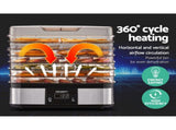 Devanti 7 Trays Food Dehydrator FD-B-1159-SS-7