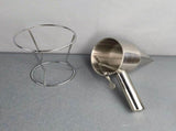 Cupcakes,Any Baked Goods- Pancake Batter Dispenser, Stainless Steel Funnel Cake Dispenser with Stand V1369-AZ3-W-00772