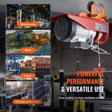 VEVOR Electric Hoist Manual Trolley, 0.5 Ton Load Capacity for PA200 PA250 PA300 PA400 PA500, Push V952-DDHLSDXC05T2B96BSV0