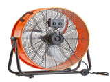 Drum Fan 24 In High Velocity Industrial Infinitely Variable Speed 7935CFM V952-GYLSFS24YCECZY0SLV3
