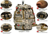 100L Waterproof Hiking Camping Traveling Outdoor Backpack Bag With high strength buckles, smooth and V1192-AZ-W-24962