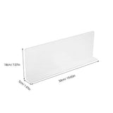 Acrylic Kitchen Sink Splash Guard Clear Waterproof Protector V1366-AZ2-W-16132
