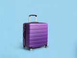 Slimbridge 20" Carry On Luggage Case Purple 20 inch LG1009-20-PP_NZ