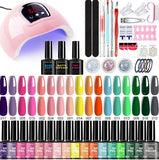 Nail Art Kit Gel Lamp Nail Grinder Nail Polishes Nail Art Tools Nail - Multi - Size 36-3 V1102-109-54019-MLT-36-3