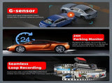4K WiFi Car Dash Cam Dual Lens Wide Angle IPS Screen Night Vision Recording with 32GB Card V462-TA-122-01