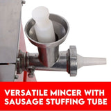 Meat Cutting Band Saw 10" meat mincer Bandsaw Sausage Filler Slicer Grinder V379-MEATBSAW250005