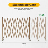 Expandable Aluminum Garden Fence Gate Rectangular V178-66899