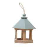 Wooden House Bird Feeder Hanging Feeding Station Hollow Bird Feeder V1294-YM0716-10180702