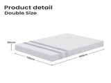 20cm Double Reversible Gel Memory Foam Mattress BedStory Medium Soft & Firm XFGH-MA-G-MF-20-D-WH